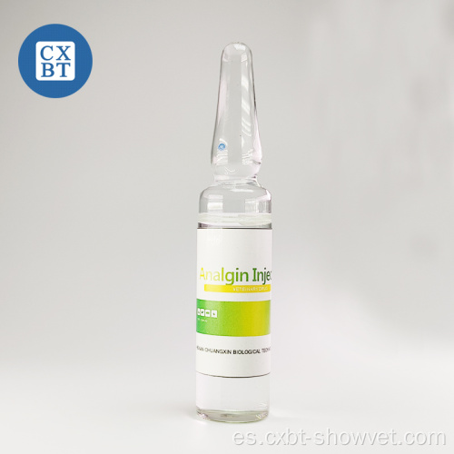 Medicina de inyección veterinaria 10 ml de inyección analgadora